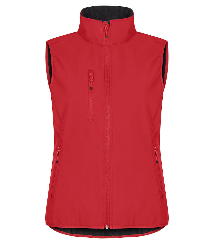 Classic Softshell Vest Lady Red XS