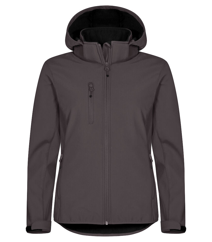 Classic Softshell Hoody Lady Dark Grey XS