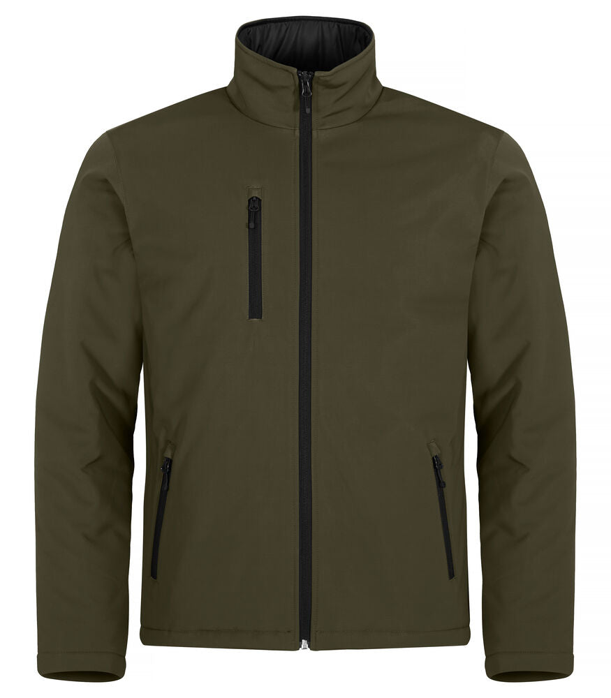 Padded Softshell Fog Green XL