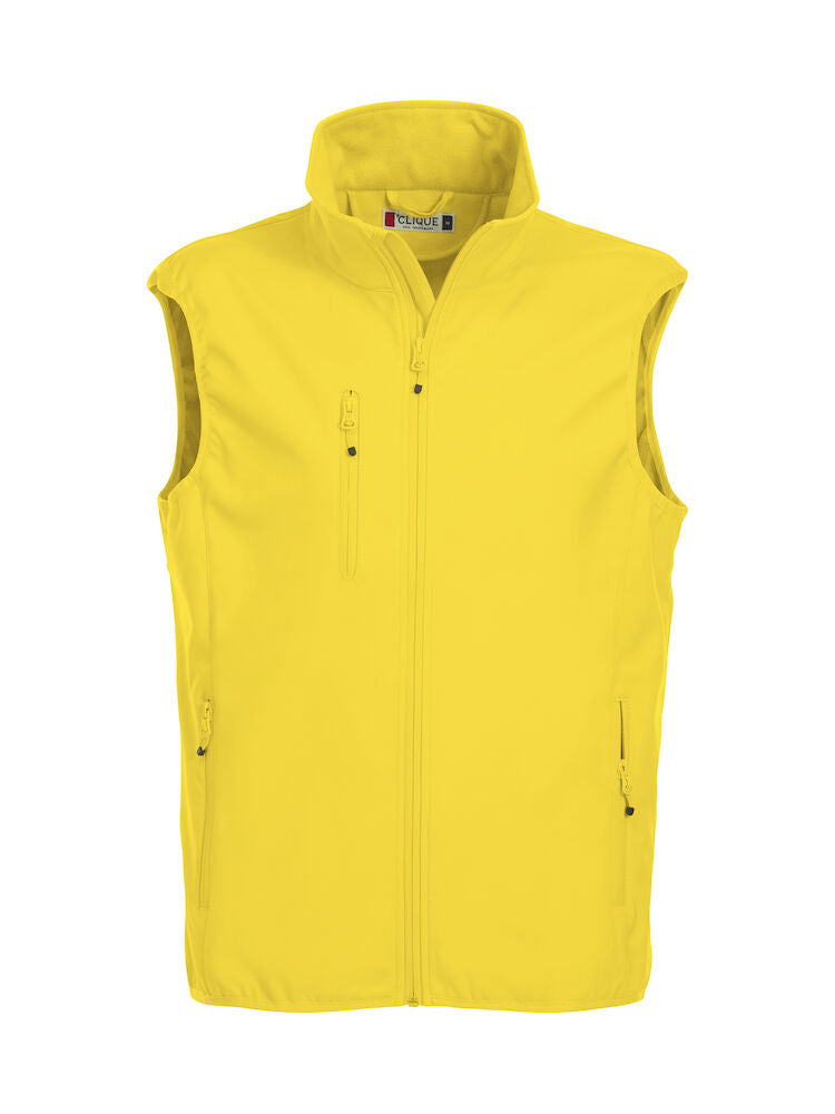 Basic Softshell Vest Lemon XS