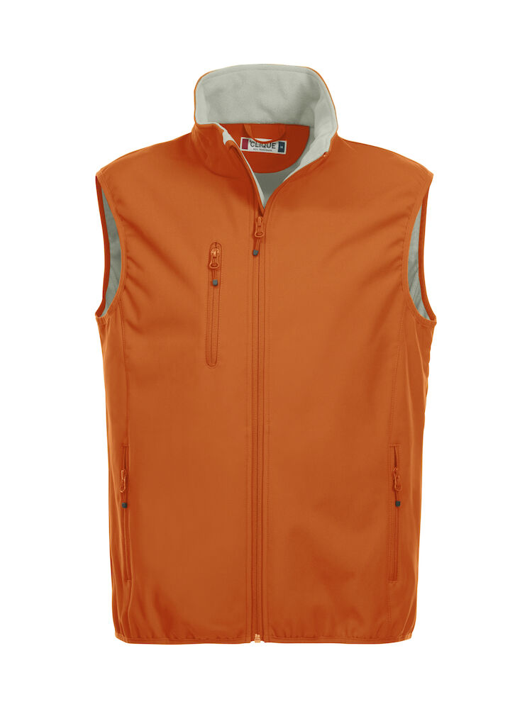Basic Softshell Vest Blood Orange XS