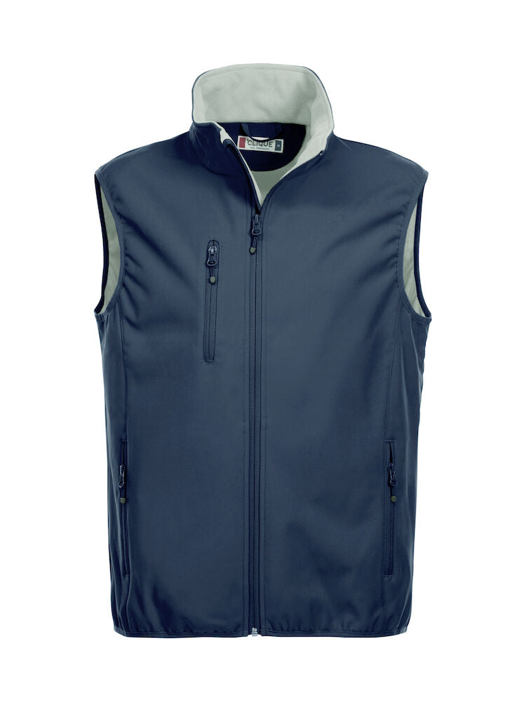 Basic Softshell Vest Dark Navy XS