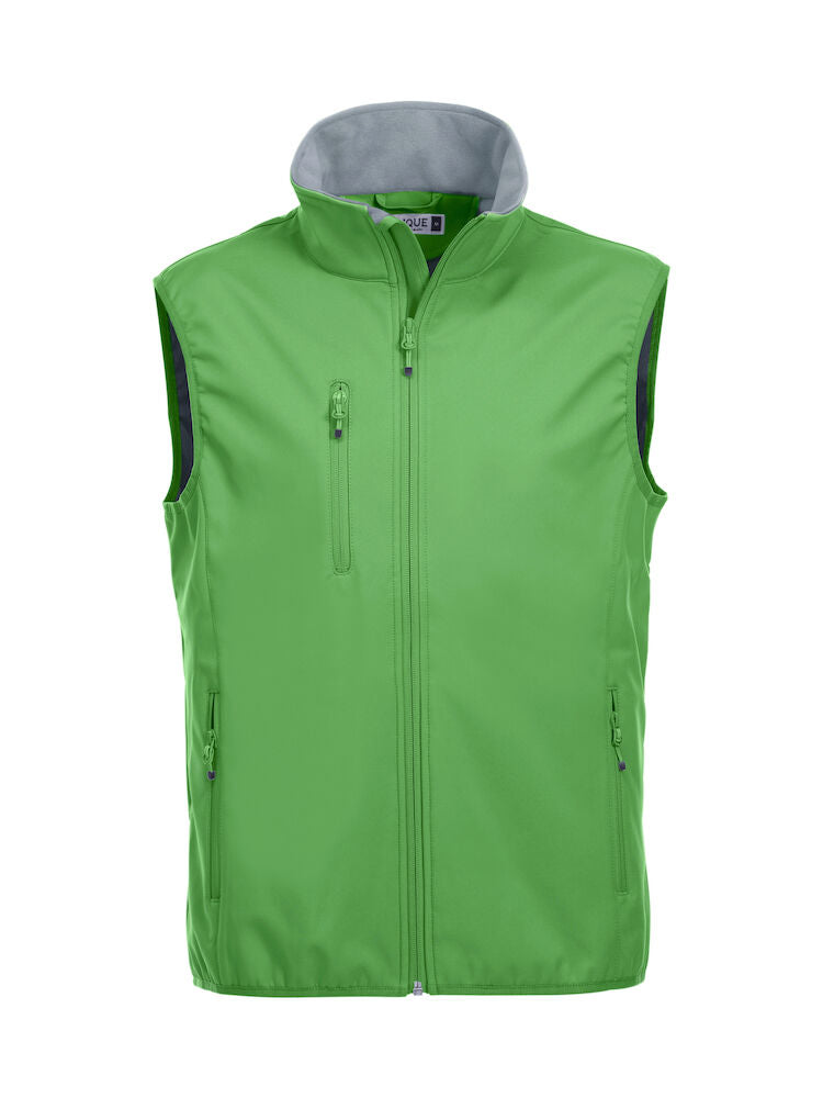 Basic Softshell Vest Apple Green XS