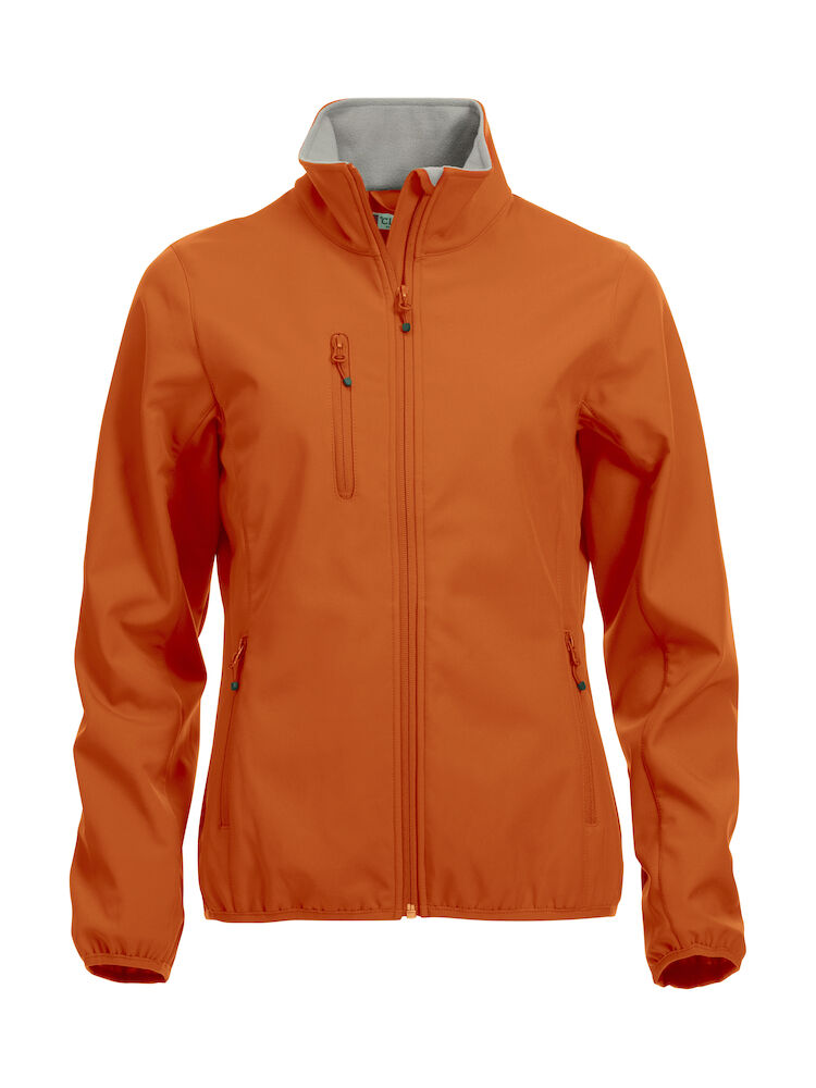 Basic Softshell Jacket Ladies Blood Orange XS