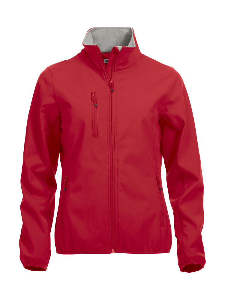 Basic Softshell Jacket Ladies Red XL