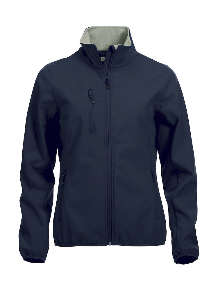 Basic Softshell Jacket Ladies Dark Navy XS