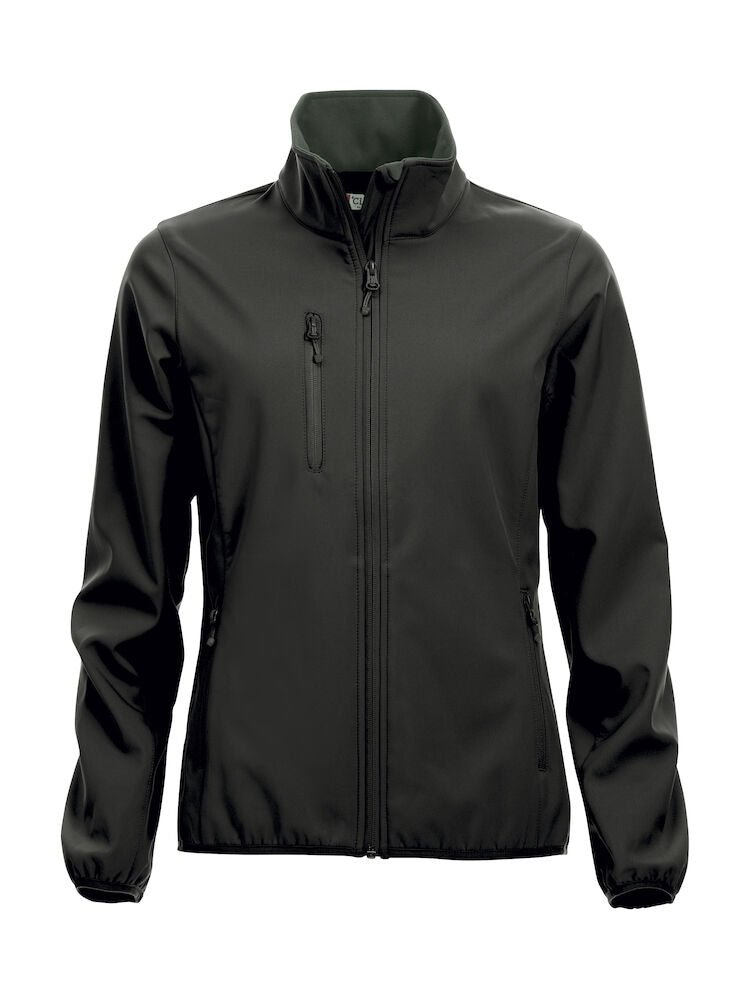 Basic Softshell Jacket Ladies Black XS