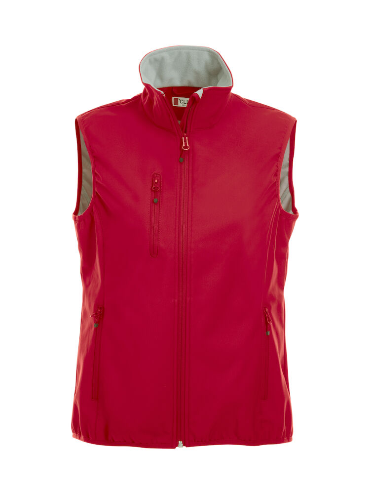 Basic Softshell Vest Ladies Red XS