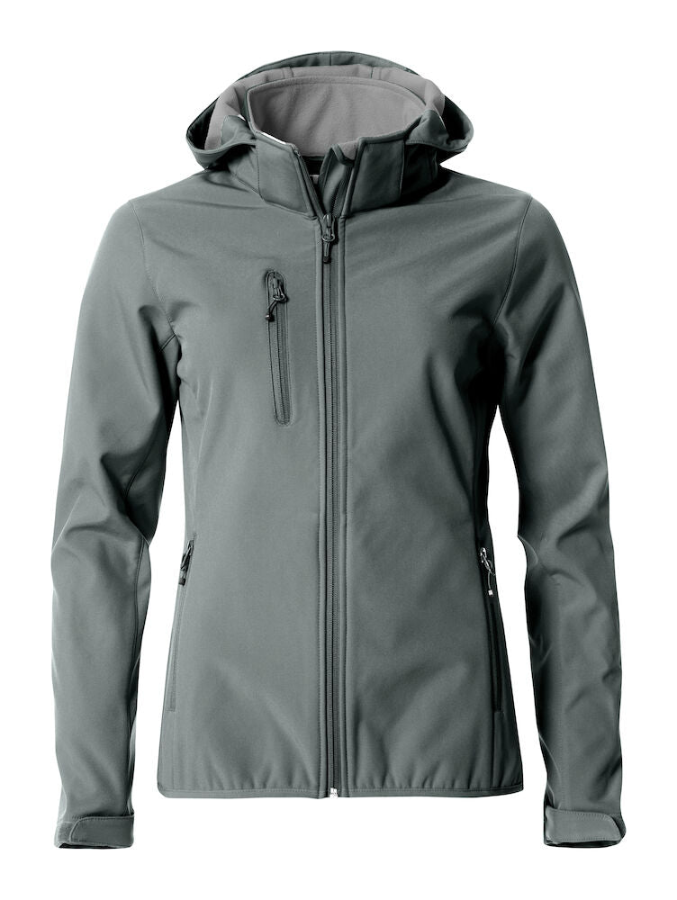 Basic Hoody Softshell Ladies Jacket Pistol XS
