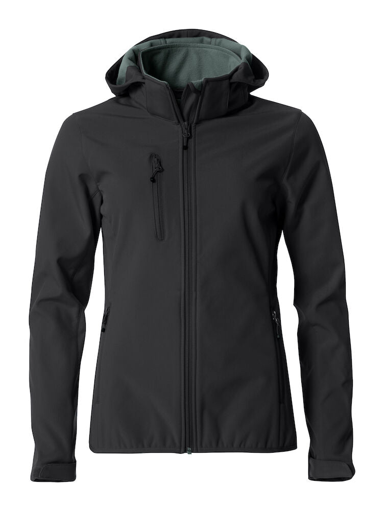 Basic Hoody Softshell Ladies Jacket Black XS