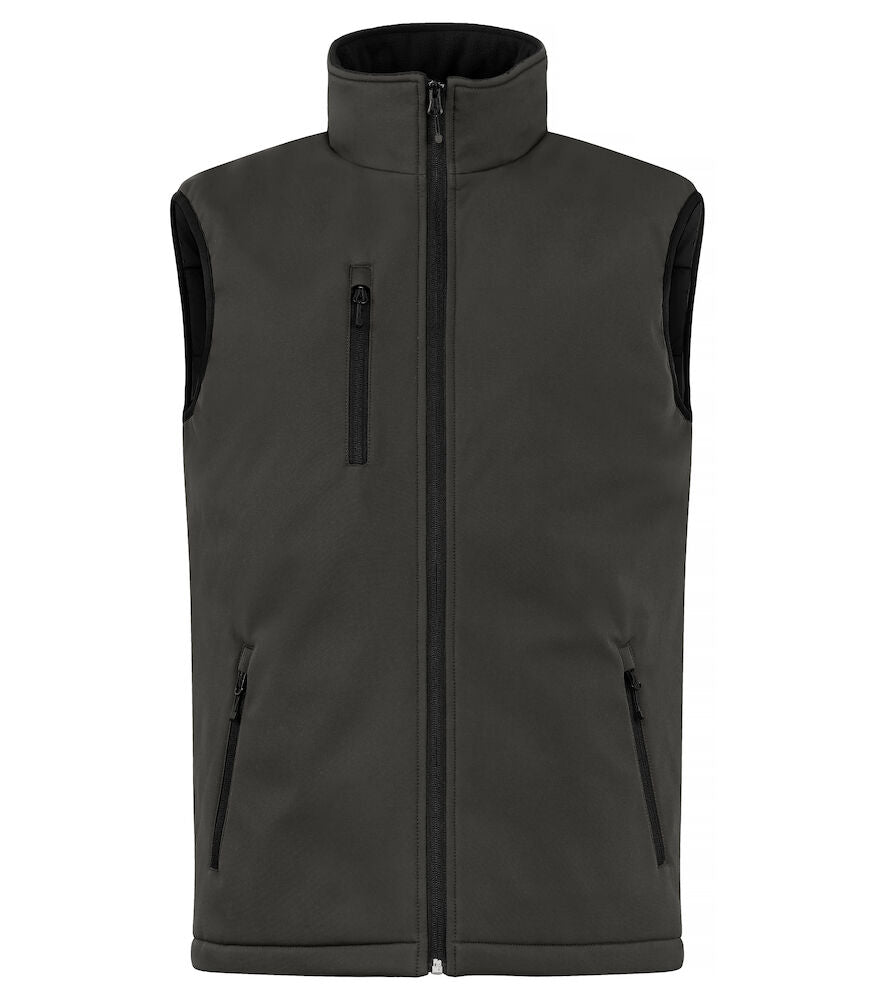 Padded Softshell Vest Dark Grey XS