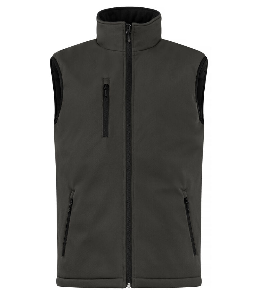 Padded Softshell Vest Dark Grey 3XL
