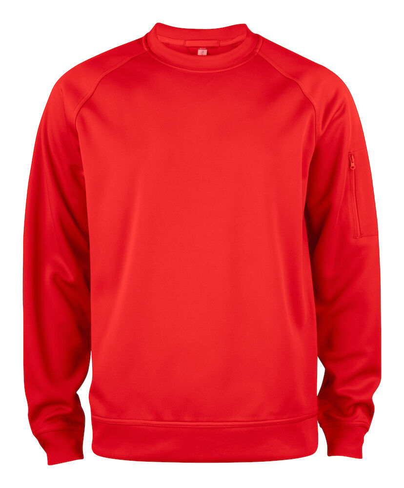 Basic Active Roundneck Red XS