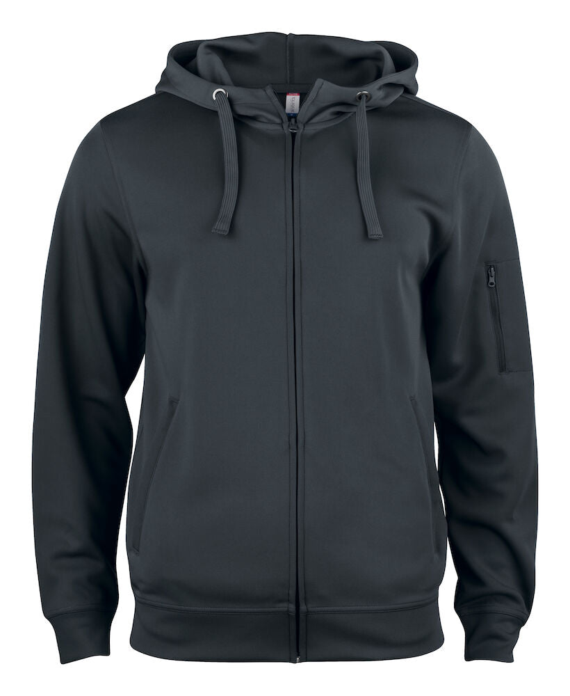 Basic Active Hoody FZ Black XS