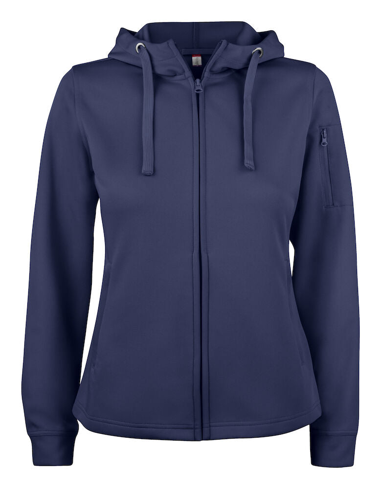 Basic Active Hoody FZ Ladies Dark Navy XS