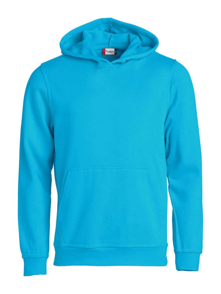 Basic Hoody JR Turquoise 90/100
