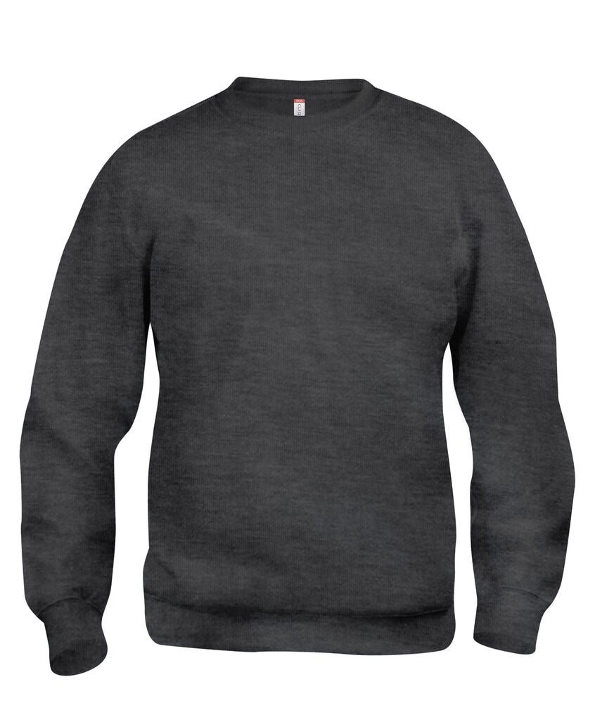 Basic Roundneck Anthracite Melange XS