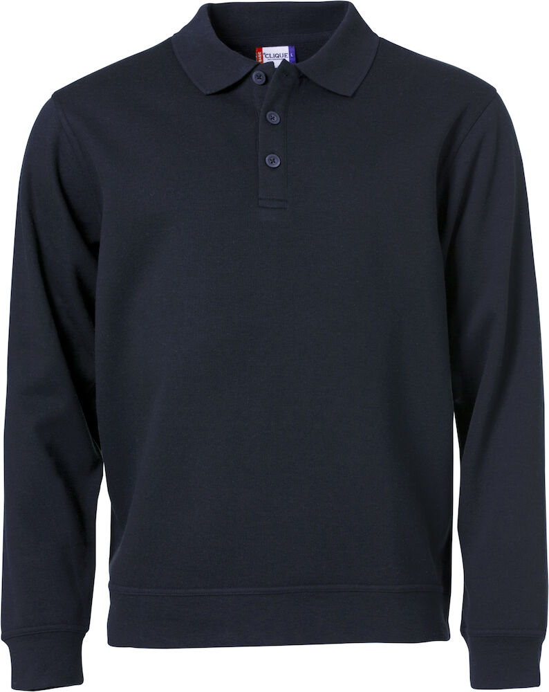 Basic Polo Sweater Dark Navy XS