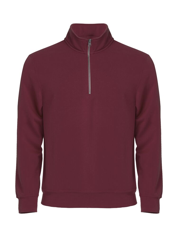 Basic Half Zip Burgundy XS