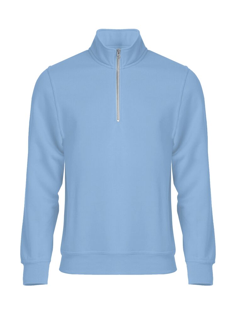 Basic Half Zip Light Blue XS