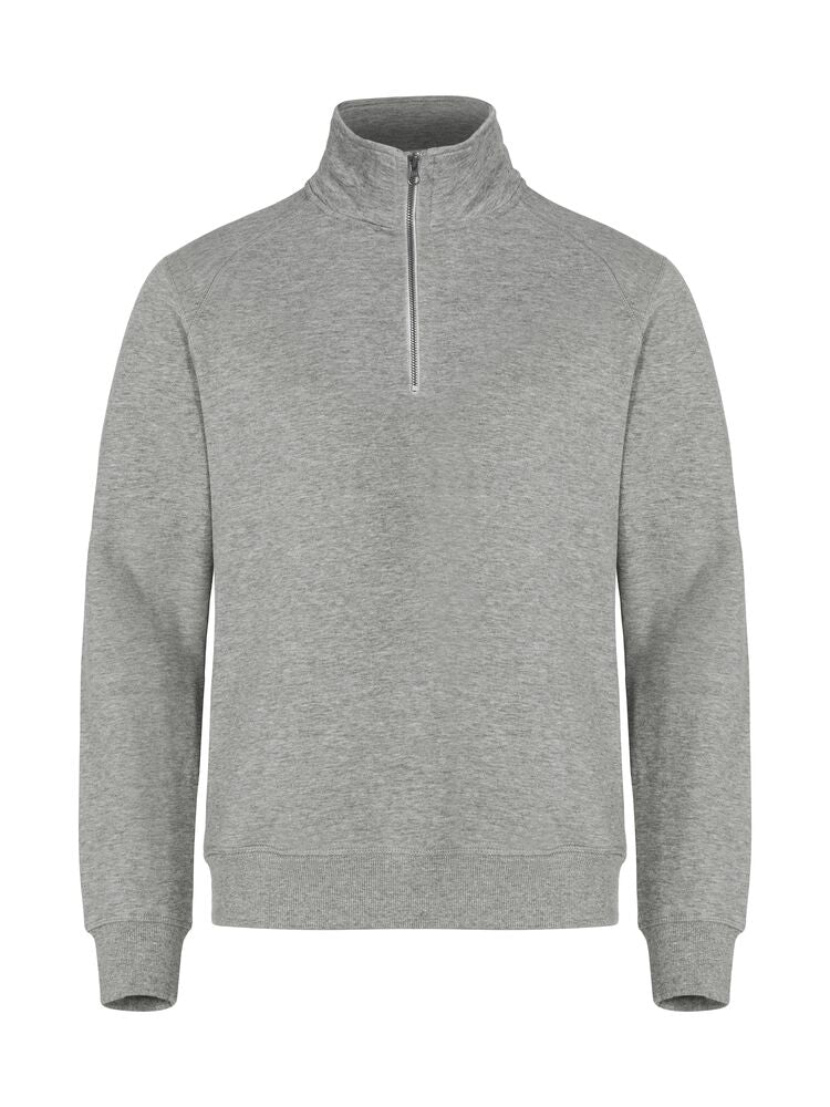Basic Half Zip Grey Melange XS