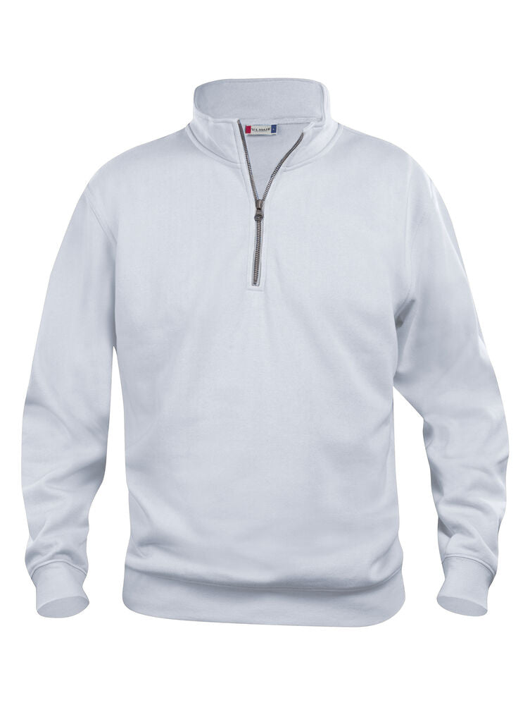 Basic Half Zip White XS