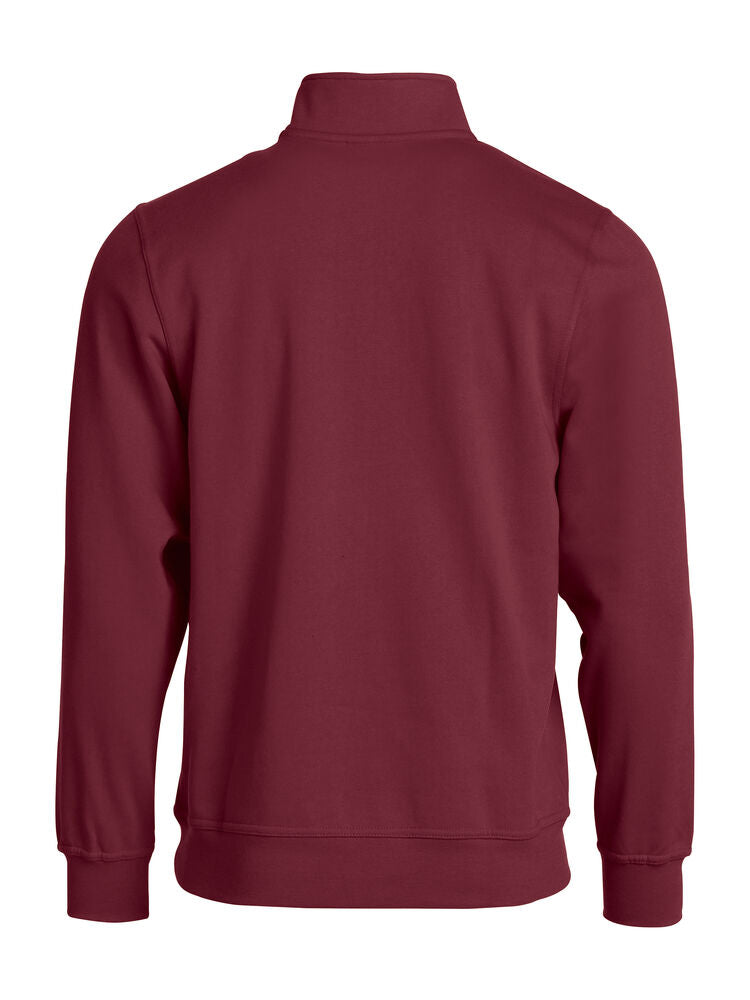 Basic Half Zip Burgundy