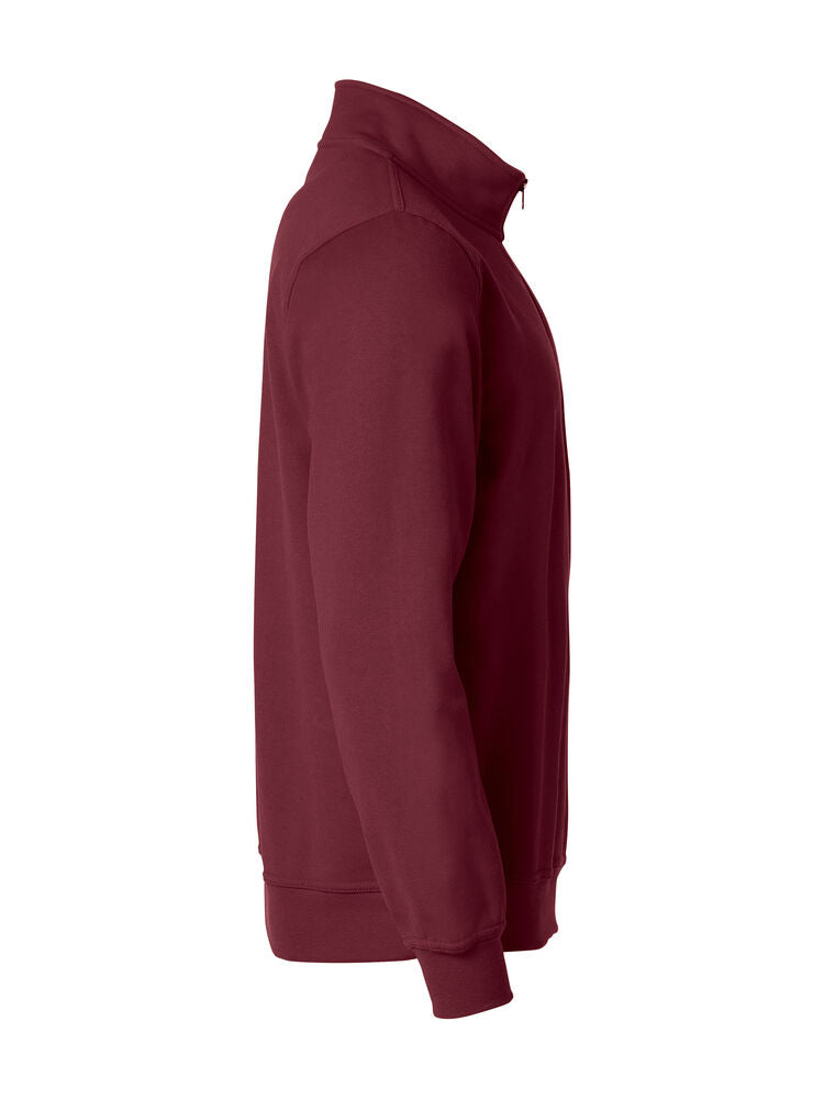 Basic Half Zip Burgundy