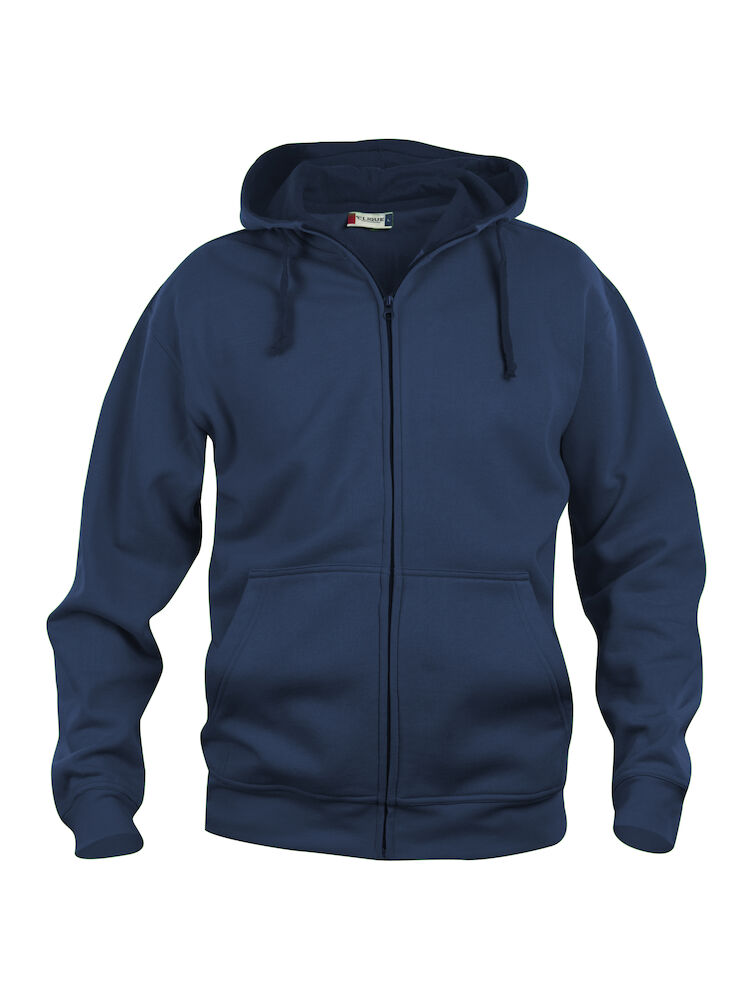 Basic Full Zip Mens Dark Navy XS