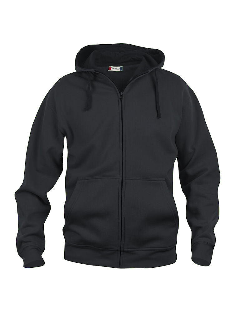 Basic Full Zip Mens Black XS