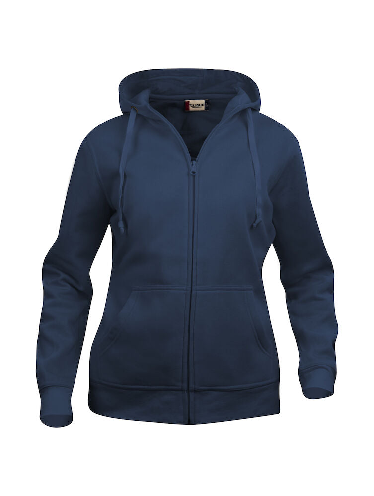 Basic Full Zip Ladies Dark Navy XS