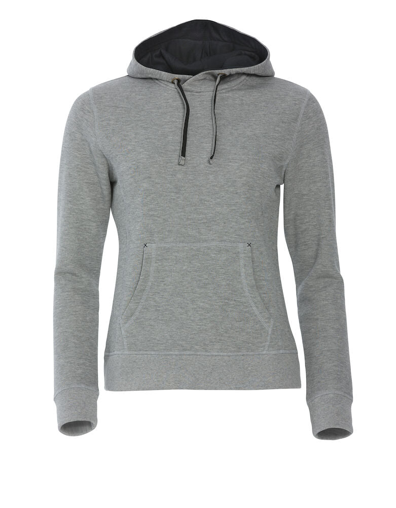 Classic Hoody Ladies Grey Melange XS