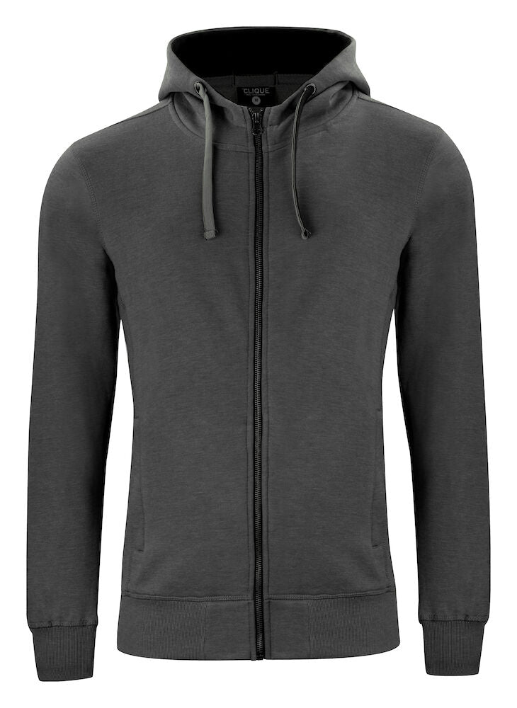 Classic Hoody Full Zip Anth Melange XS