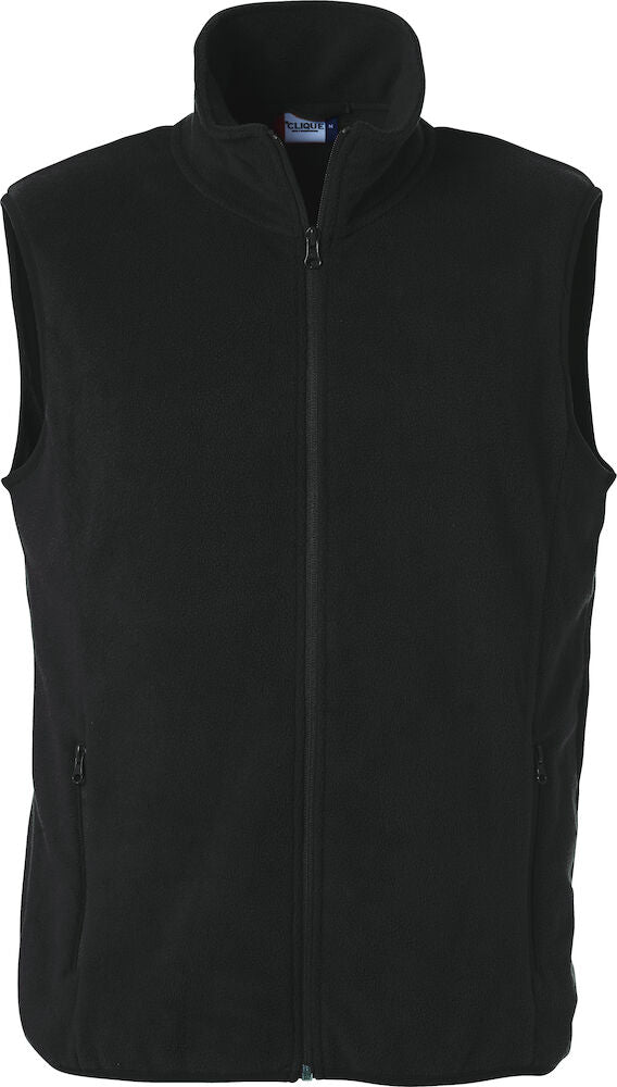 Basic Polar Fleece Vest Black XS