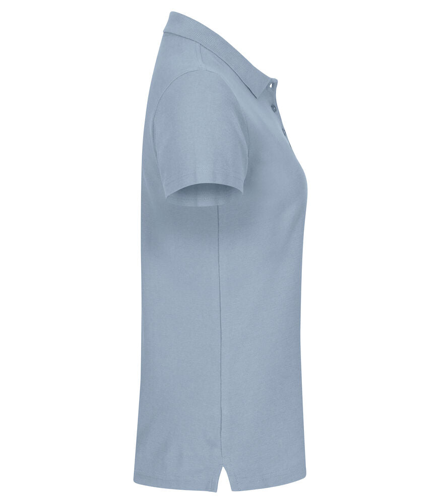 Basic Polo Women Soft Blue