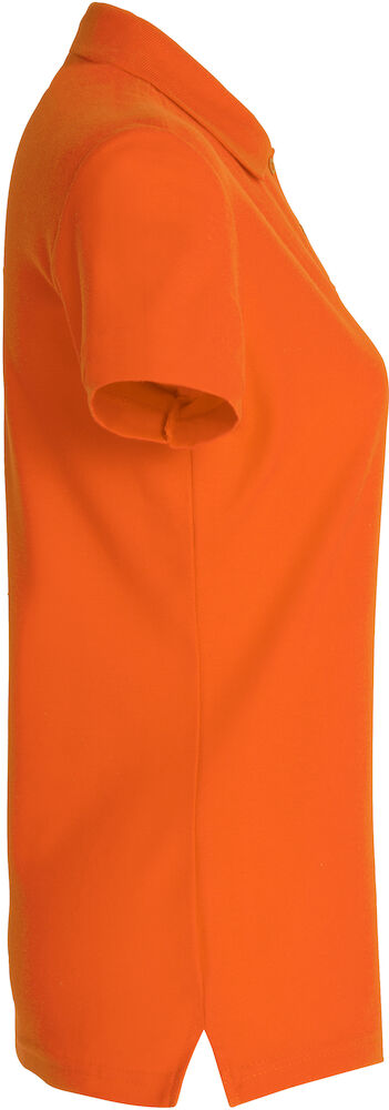 Basic Polo Women Blood Orange