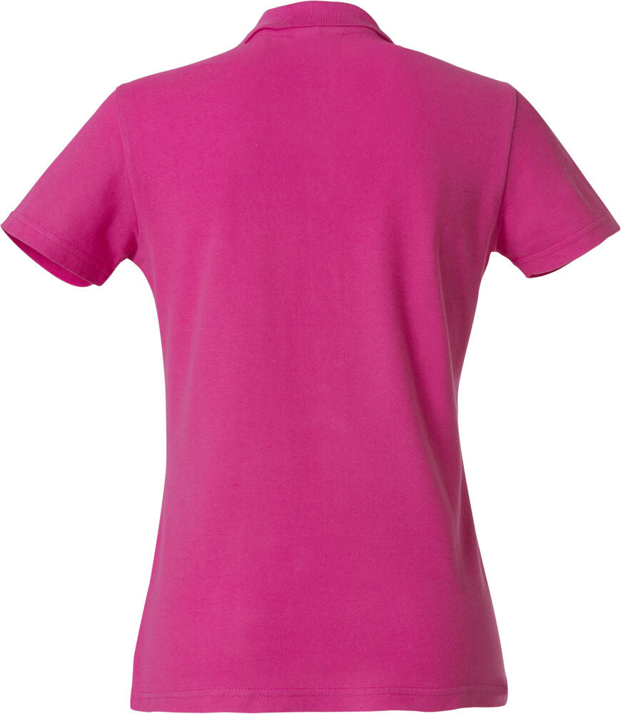 Basic Polo Women Bright Cerise