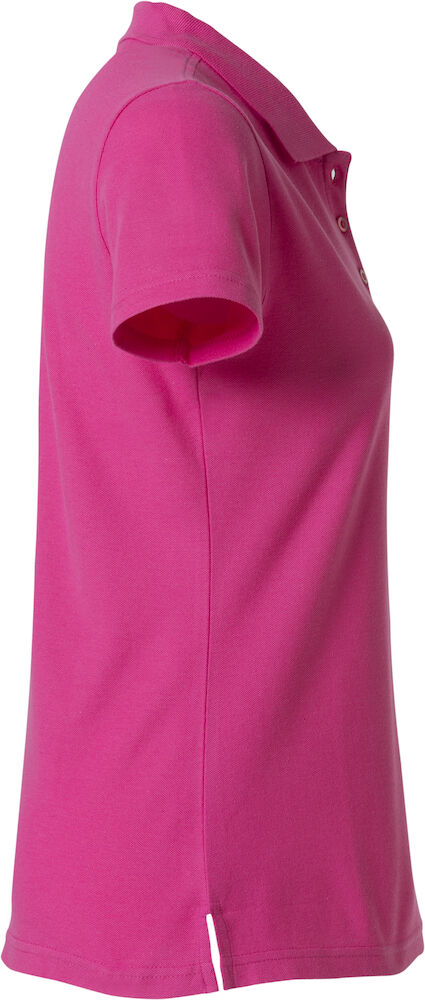 Basic Polo Women Bright Cerise