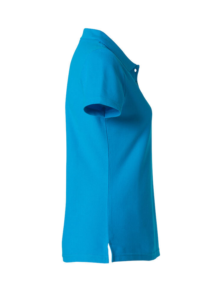 Basic Polo Women Turquoise