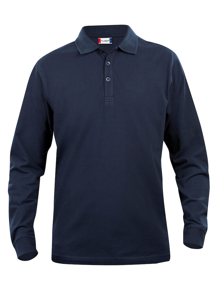 Basic Polo L/S Junior Dark Navy 90/100