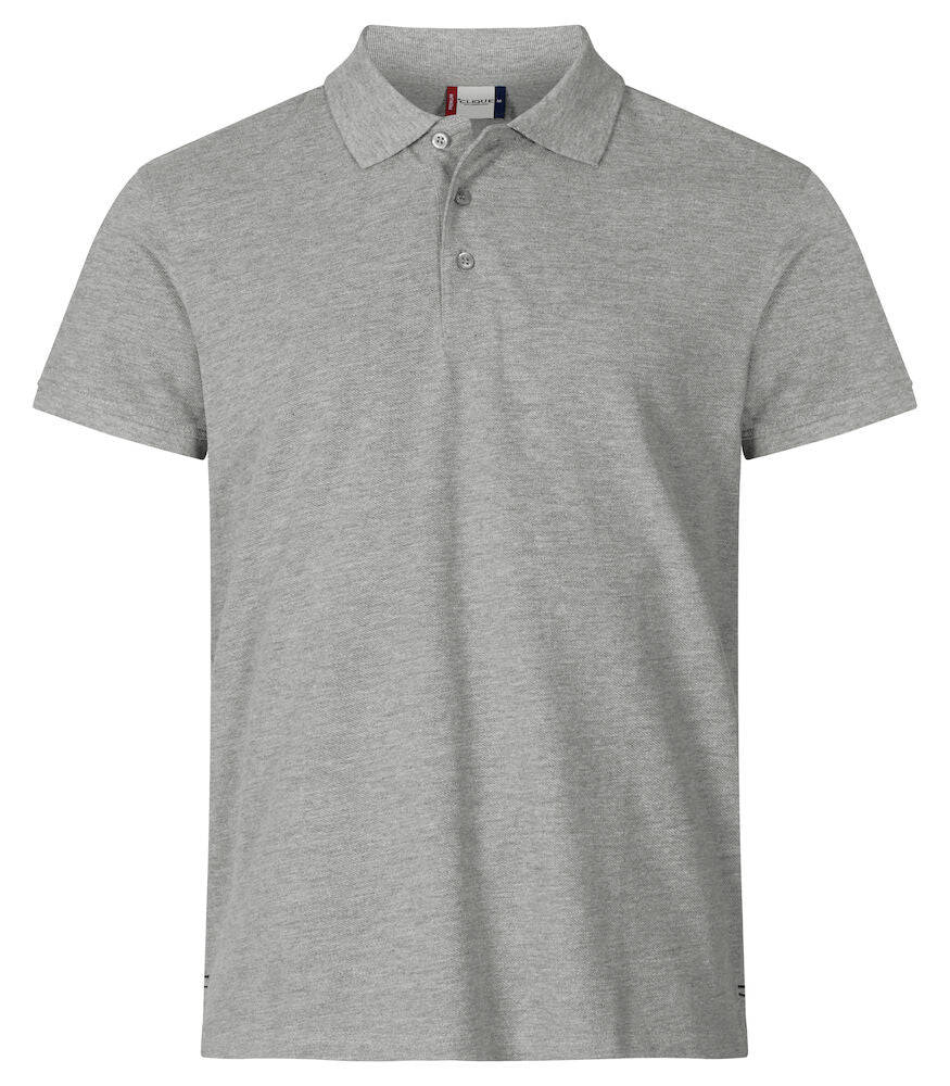 Heavy Premium Polo Grey Melange XS