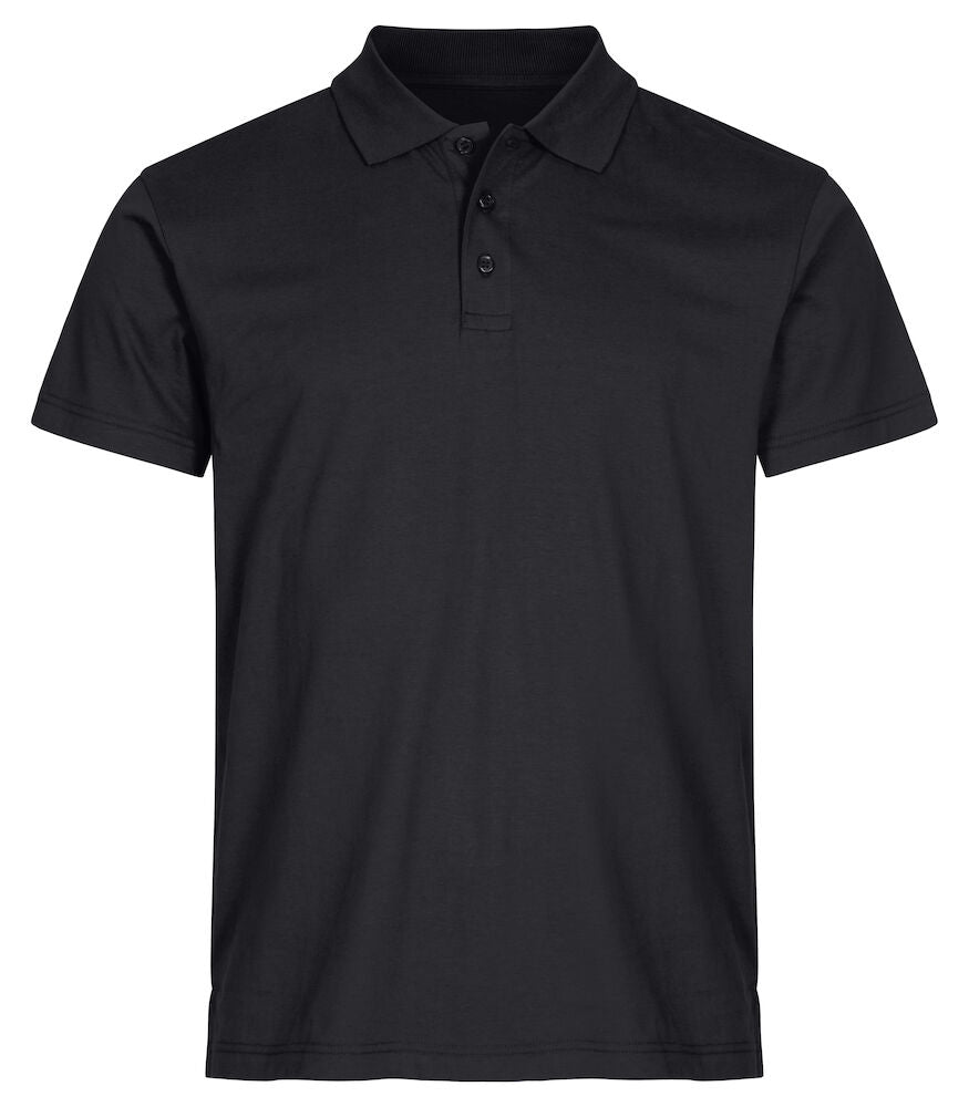 Single Jersey Polo Black XS