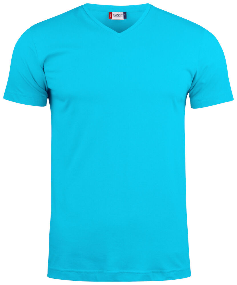 Basic-T V-neck Turquoise XS
