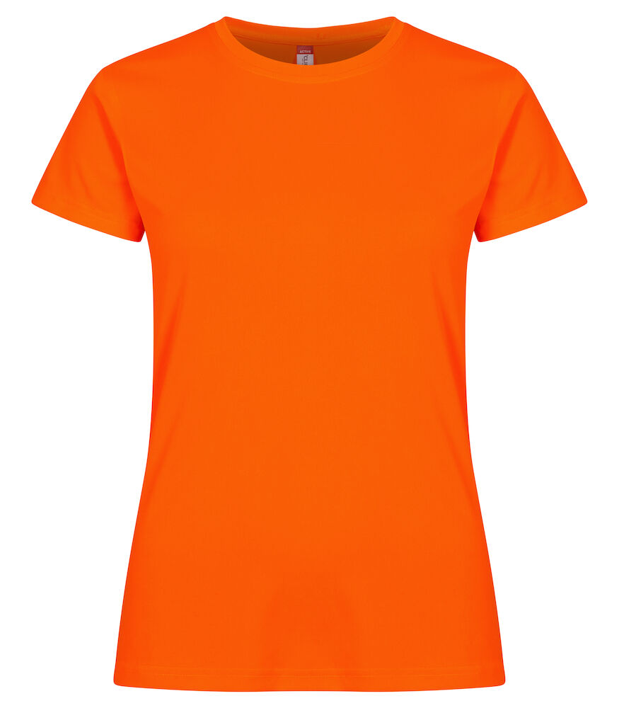 Basic Active-T Ladies Vis Orange XS