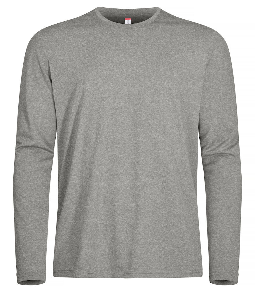 Basic Active-T LS Grey Melange XS