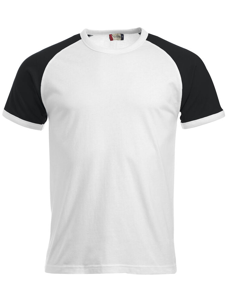 Raglan Tee White/Black XS