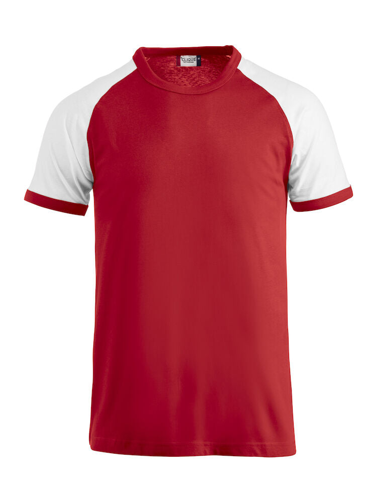 Raglan Tee Red/White XS
