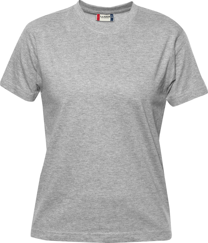 Premium-T Ladies Grey Melange S