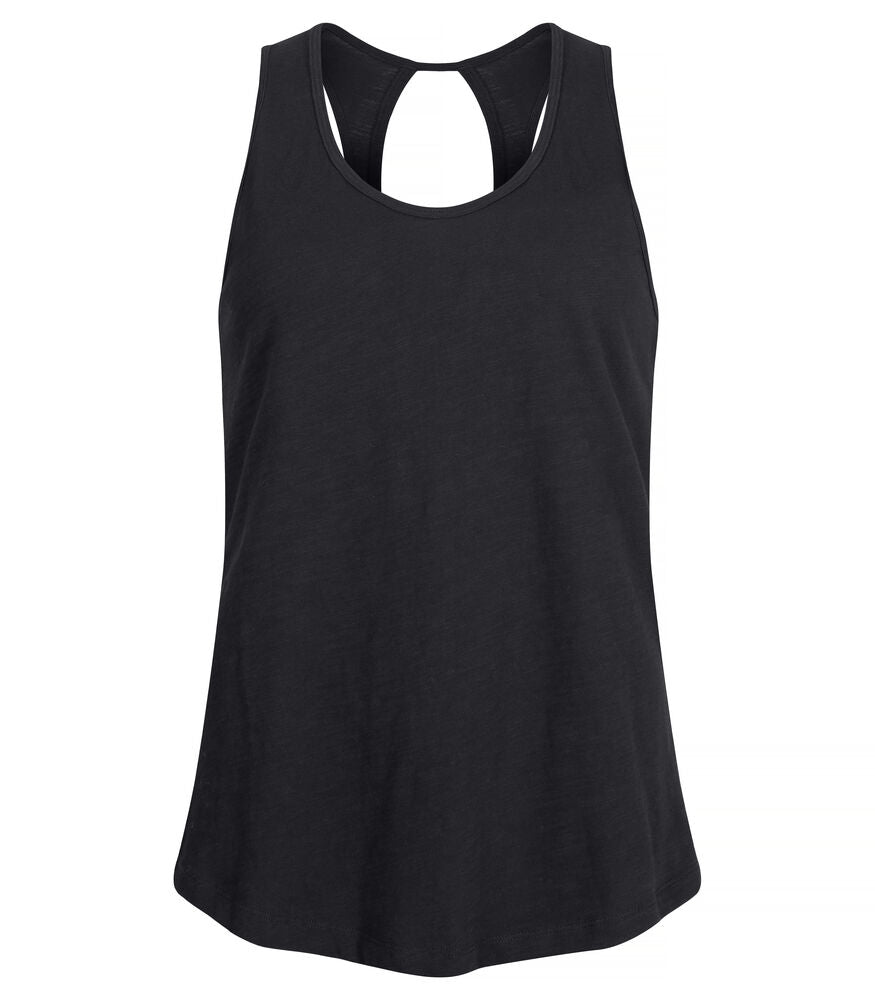 Slub Tanktop Lady Black XL