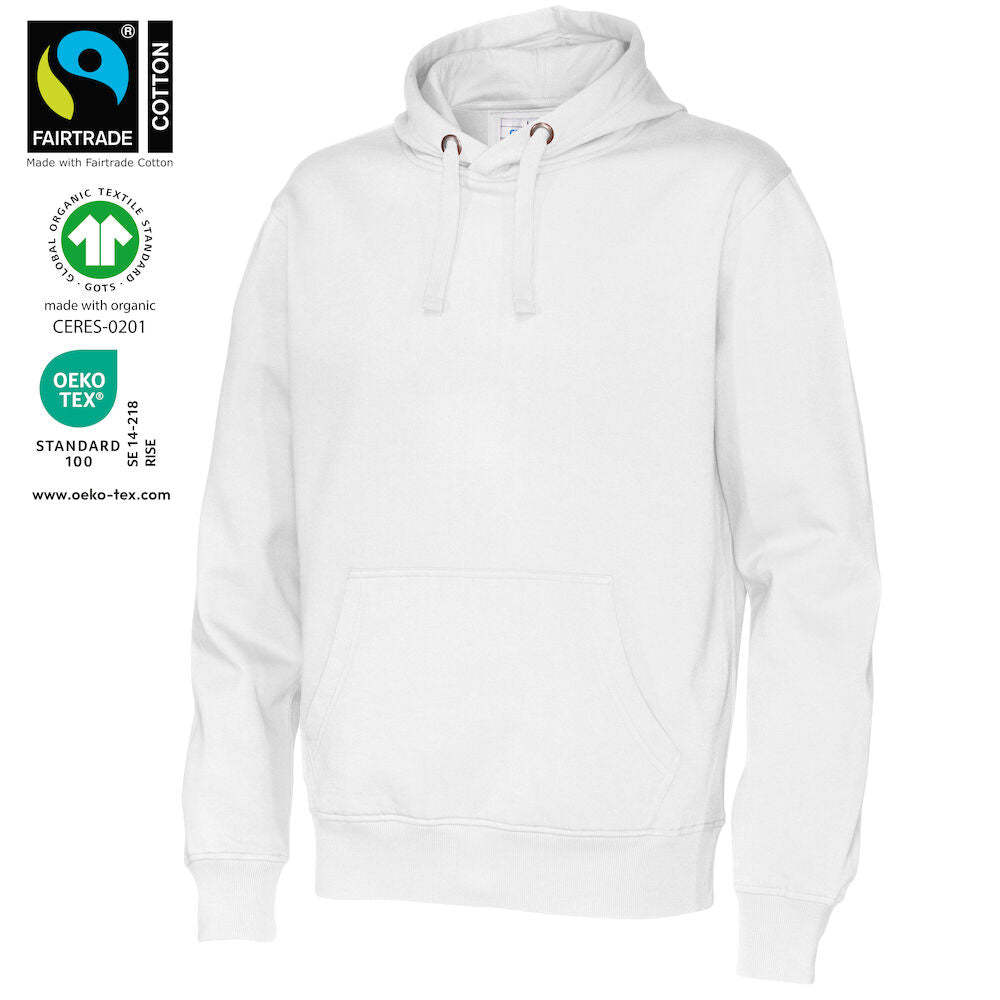 Hood Man (GOTS) White S